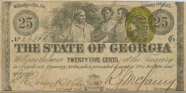 Georgia 25 cents